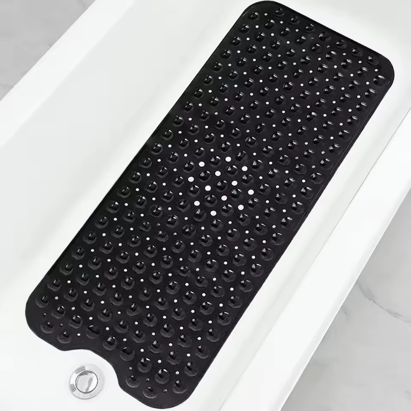 Extra Long Non-Slip Bathtub Mat with Suction Cups, 40 x