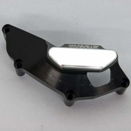 Woodcraft YAMAHA 2022-2024 R7 WOODCRAFT LHS ENGINE STATOR COVER PROTECTOR - SILVER PLATE