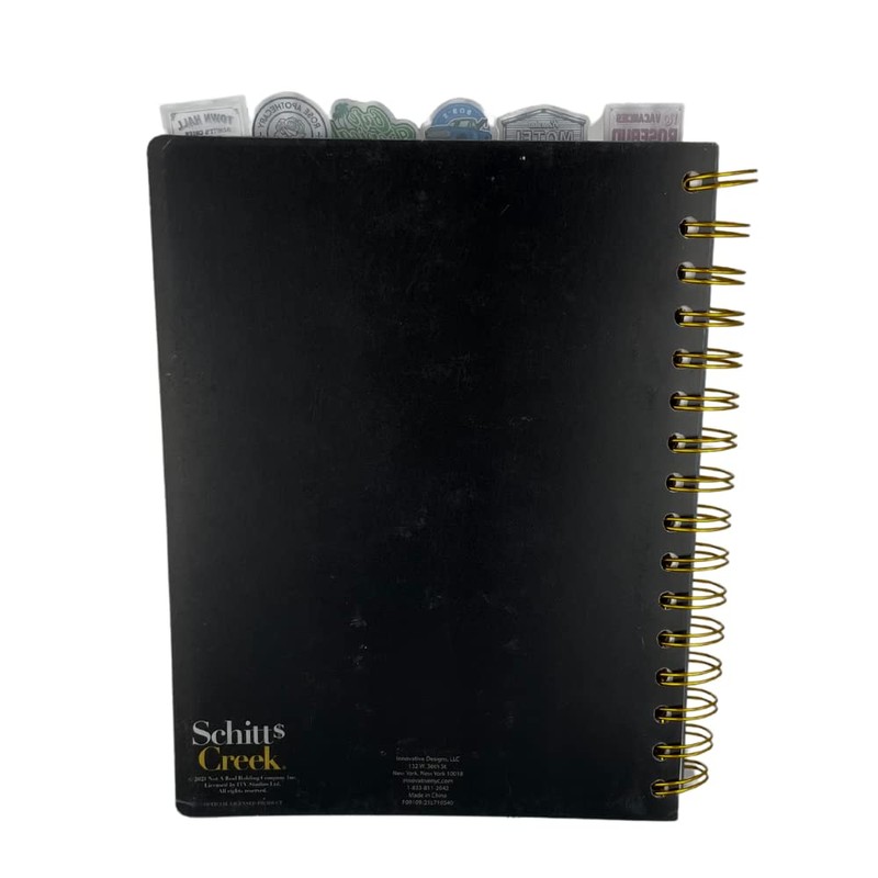 Schitt’s Creek Tab Journal Notebook - Rose Apothecary, Spiral Bound,