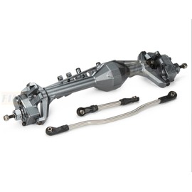 Capra Axle,Aluminum F9 Portal Axle with Offset Front Differential for 1/10 RC Crawler Capra Gmade R1 Rock Buggy LCG Cheater Rigs 1.9 Shafty(Front Axle)