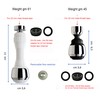Siroflex 2507/5W "Duetto" 1 White Hose with Tap Aerator for