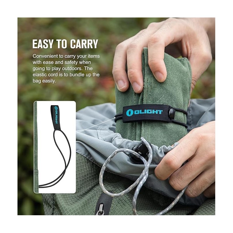 OKNIFE Exploit Mini Tactical EDC Pouch, Multifunctional Flashlight Knife Bag,