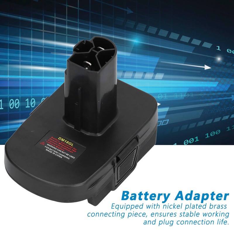Battery Adapter Converter Conversion Kit Dock Power Connector 18V DM18GL
