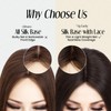 MY-LADY Human Hair Toppers for Women Real Human Hair Thin