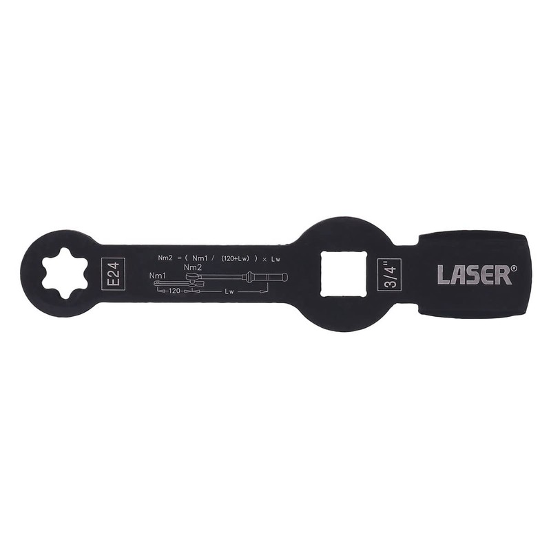 Laser 8343 Brake Caliper Wrench E24 - HGV