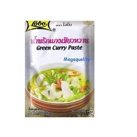 Thai Food Lobo Green Curry Paste Spicy 5 Packs