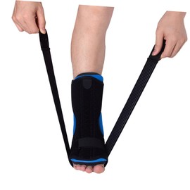 FOMIYES Adjustable Foot Drop Brace Plantar Splint Memory Foam Aluminum Strip Plywood Night Splint Foot Orthosis Stabilizer