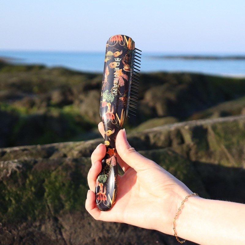 Denman D3 Black Future Dusk Deep Sea Deluxe Brush