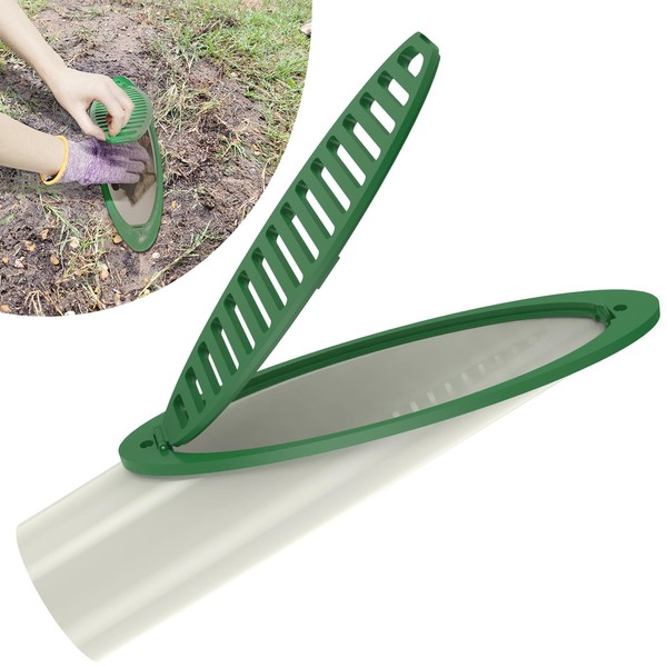 Upgraded Drainage Grate 4 Inch, Angled Yard Drainage Emitter, Grating