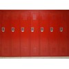 EOA 7(W) x5(H) FT Red Locker Backdrop Sports Gym School