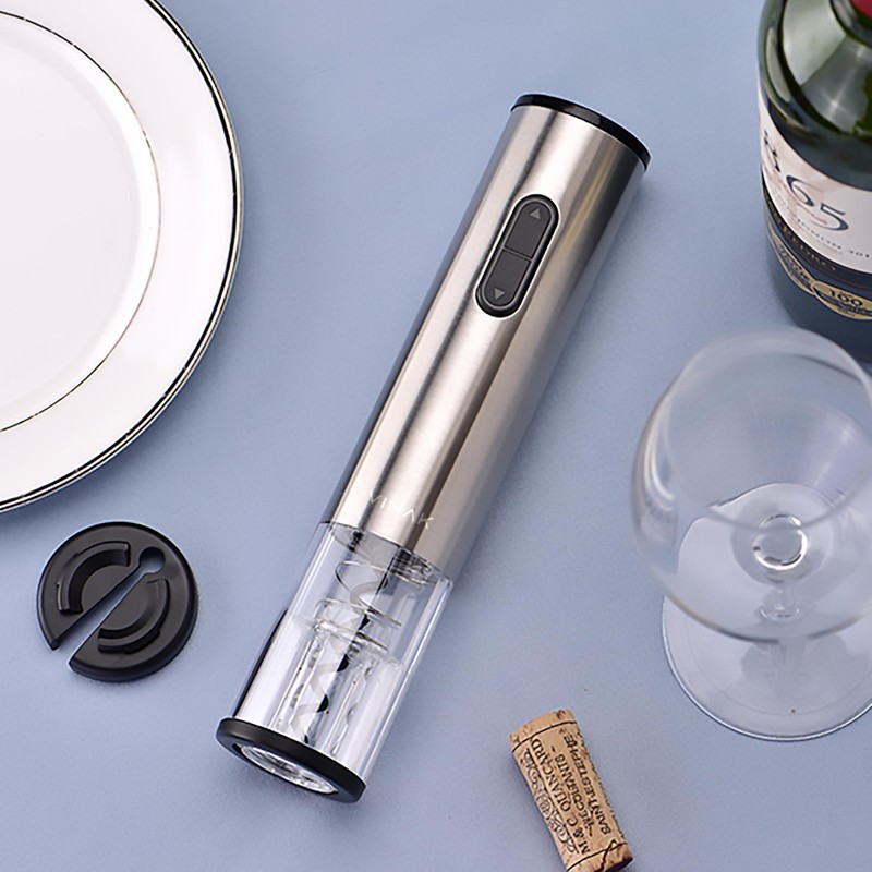 VINAK Professional Electric Corkscrew Stainless Steel with Capsule Cutter and