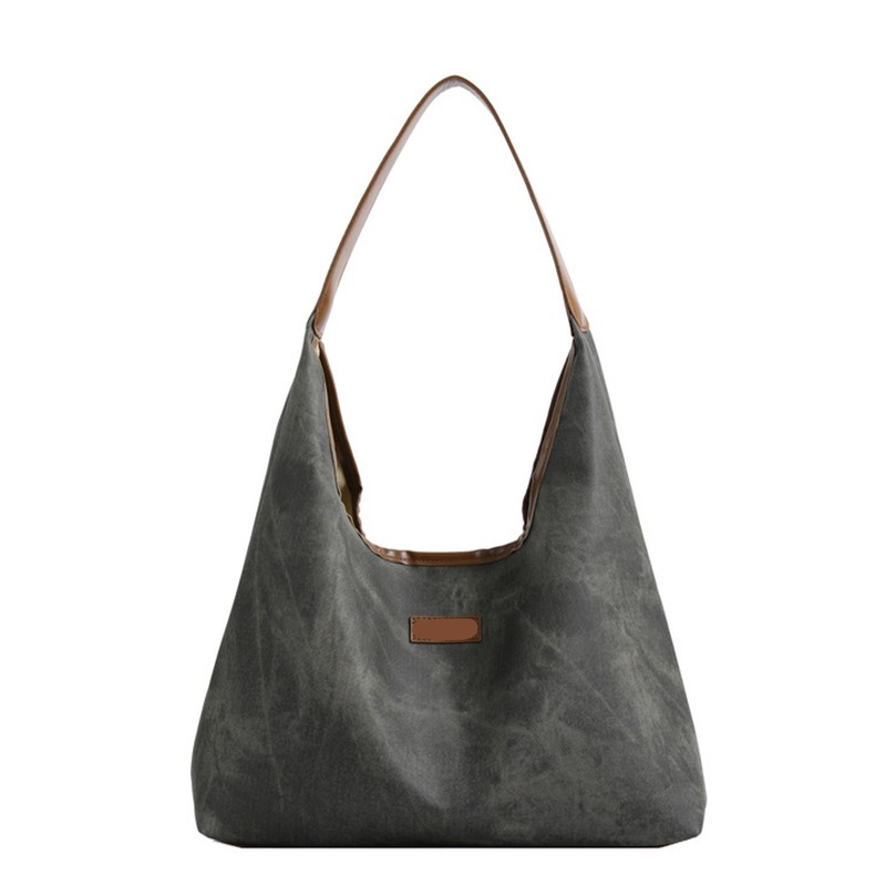 Shoulder Bag for Women Soft PU Leather Minimalistic Top Handle