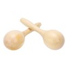 2Pcs Sand Hammer Early Education Instrument Wooden Toddler Percussion Musical