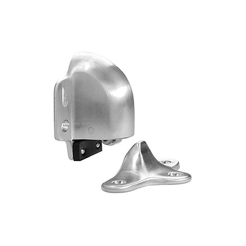 Rockwood 085843 491.26D Automatic Door Holder with Stop, Satin Chrome