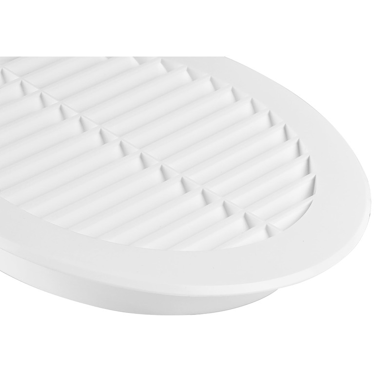 Steinberg14 White Ventilation Grille 150 mm - Plastic Exhaust Grille