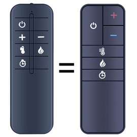 PZL New Replacement Remote Control for Whalen Electric Fireplace Heater WMFP68EC-24ES WMFP68EC-24WH WSF36SY23C WSF60WV23-WA WSLWFP48-5 WSLWFP54-6 SF127-23AI2D SF127-26AI2D WSF36SY23M WSF60WV23-DB