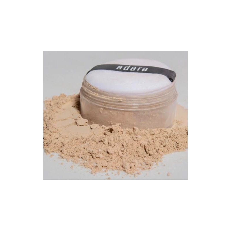 Polvo Fijador Adara Traslucido con color (Light beige, 18g)