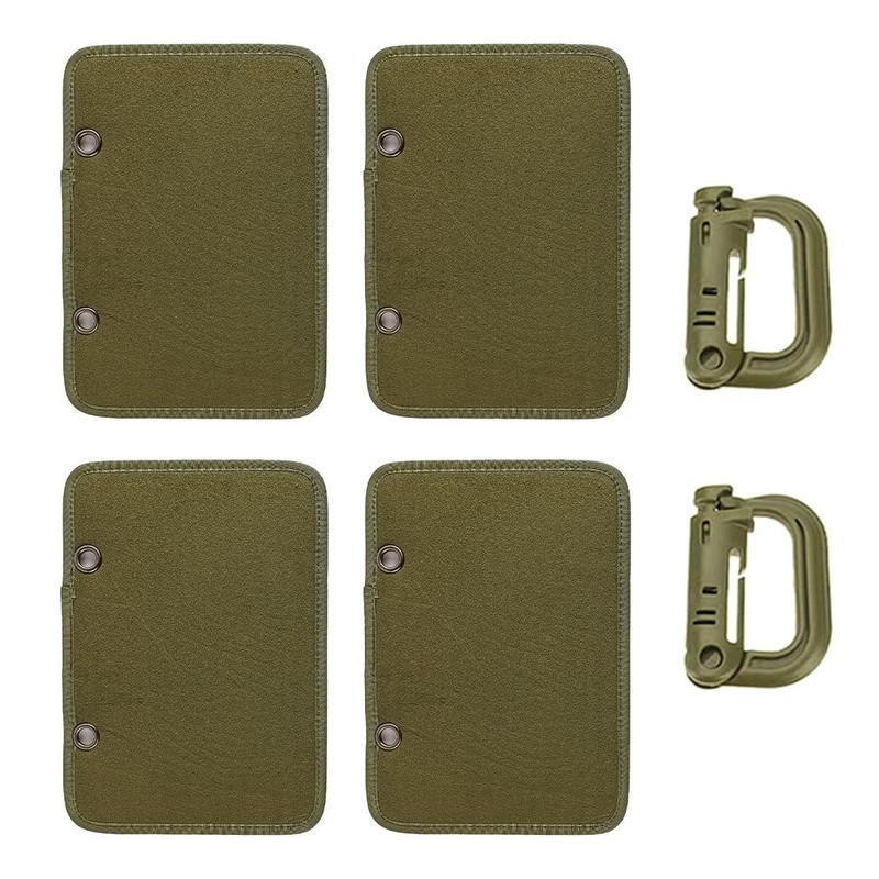 Tiardey Set of Patch Book, 4 Sides, Fold-Down Patch Holder,