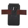 DFV mobile - Gürtelgehäuse Abdeckung Vertikales Leder und Nylon für