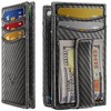 BULLIANT Magnetic Closure Slim Wallet-Genuine Leather Front Pocket Wallet for