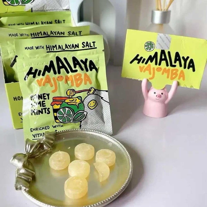 Himalaya Vajomba Candy (Honey Lime Mints) 180G (12 X 15G)