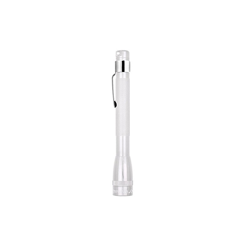 Mag-Lite Pocket Clip for Mini Maglite AAA, Metal, Silver