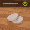 100 Paper Coffee Glasses 65ml PubCUP with Paper Lids Eco-Friendly