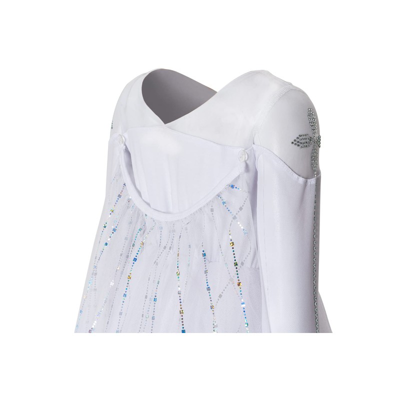 Funna Light Up Costume for Girls Princess Dress Snow Queen