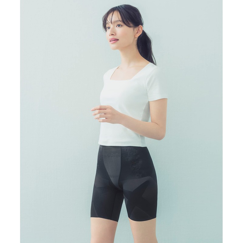 Wing/Wacoal KQ0821 Women's Girdle, Exercise while Walking, Long Length, Slimming