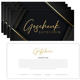 40 Blank Vouchers to Fill Yourself Gift Vouchers | Voucher Cards to Fill Yourself | Gastro Restaurant Cosmetics Massage Beauty Nail Studio Foot Care etc.