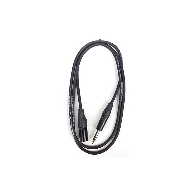 XLR Male auf Klinke Stereo schwarz 150cm
