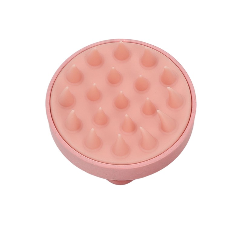 Hair Shampoo Brush Pink 300ml Spray Bottle Silicone Massage Scalp
