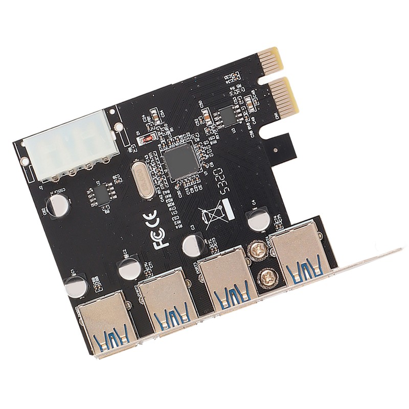 PCIE to USB 3.0 Expansion Card with 4 USB3.0 Ports