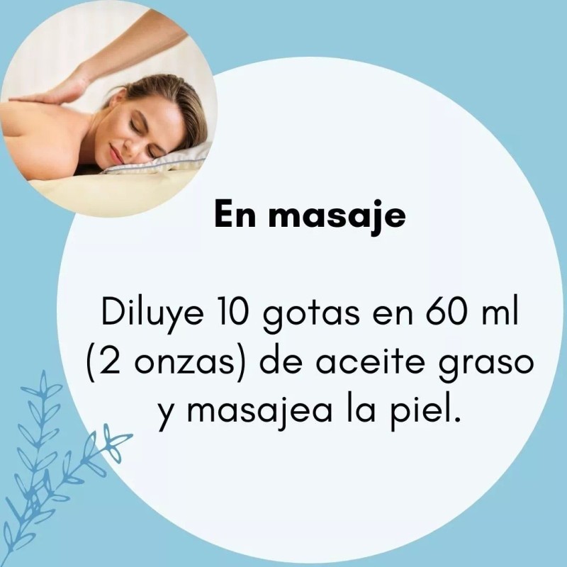 Natturall Aceite Esencial Difusor Aromaterapia Lavanda Menta Eucalipto