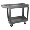 Performance Tool W53991 Easy Rolling 2 Shelf Poly Service Cart