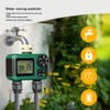 Snblzhef 2-Outlet Water Timer Sprinkler Timer IP55 Waterproof Irrigation Controller