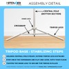 The Steamer Stand Travel Pro | Adjustable Standing Garment Steaming