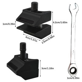 Strut Spreader Tool, Universal Suspension Strut Split Hub Steering Knuckle Spreader with Wrench, Suspension Strut Spreader Socket Tool for Precision Automotive Work