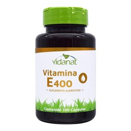 Vidanat Vitamina 400 100 Cápsulas Suplemento Alimenticio Origen Natural