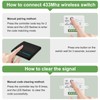 RGBZONE Wireless Remote Light Switch and Receiver Kit, No Wiring,