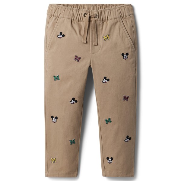 Janie and Jack Boy's Mickey Embroidered Joggers (Toddler/Little Kids/Big Kids)
