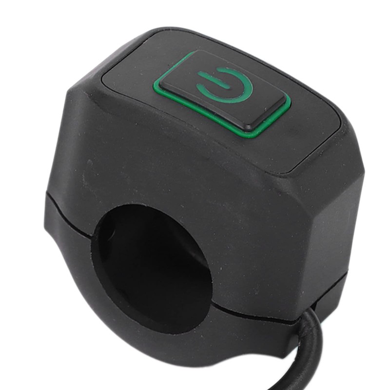 Yctze Motorcycle Handlebar Switch, 22 mm Universal Waterproof Control Button