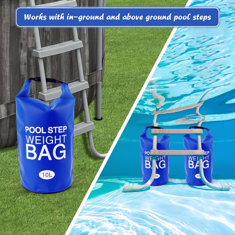 30 lb Heavy Duty Pool Ladder Weights - 4 Pack