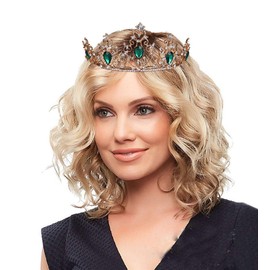 Ulfanit 2025 Graduation Sash and Crown, Graduation Party Supplies Green Gold Glittered Rhinestone Crown and I GRADUATED Sash for Lady, Gradation Gift for Her