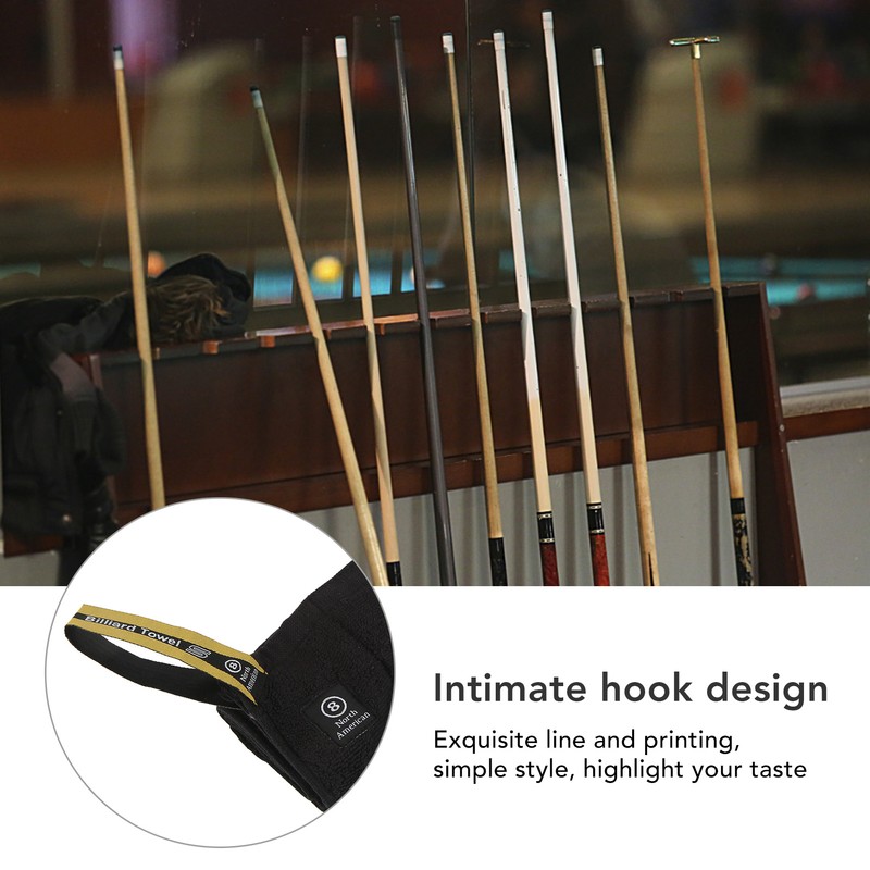 Billiard Cue Cloth Cotton Simple Appearance Printed Towel Pool Cue