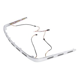 PEGSTREAMLINER Trunk Trim Moldings Cover LED Lights Trunk Decoration Trims Fit for Honda Goldwing GL1800 2001-2011 2002 2003 2011 (Chrome&Smoked)