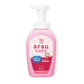 Arau Baby Unscented Foam Bottle Wash | Dish Soap Safe for Newborns Is Additive, Allergen & Dye Free - 17 fl oz (pack of 1)