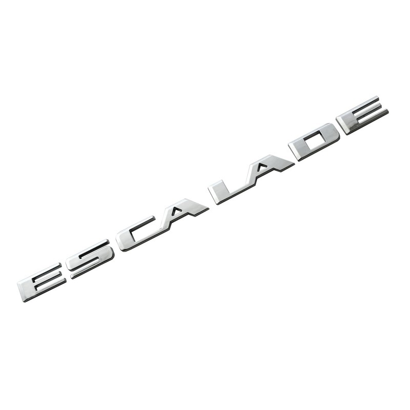 3Pcs Escalade Rear Liftgate Emblems Car Badge Letter Nameplate Compatible