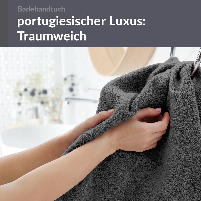 Lashuma Terry Towelling Bath Towel 100 x 150 cm, London