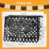 HOWAF 2 Pcs Plastic Papel Picado Day of The Dead
